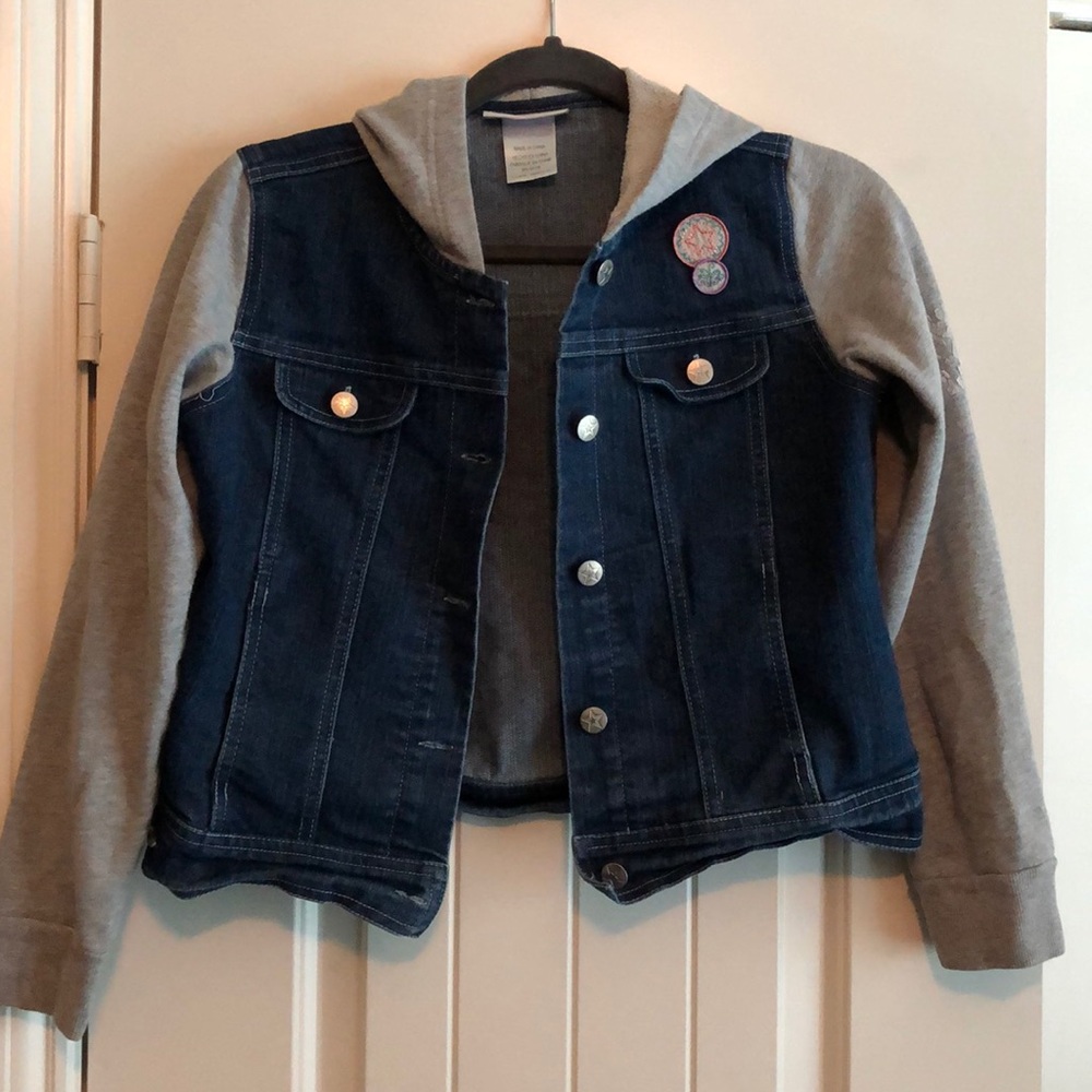 America Girl - Girls Hooded Jean Jacket